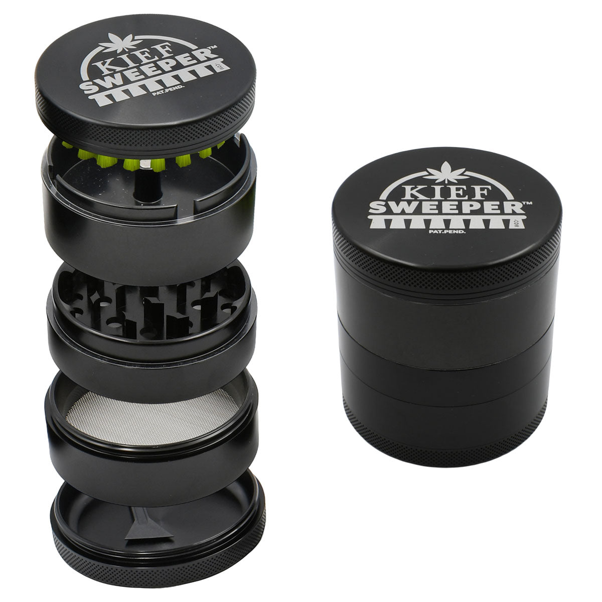 5PCS Herb Grinder - Kief Sweeper (POP 6 units)