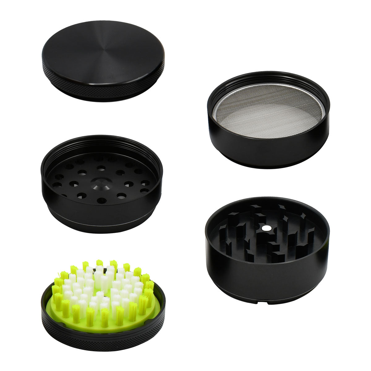 5PCS Herb Grinder - Kief Sweeper (POP 6 units)