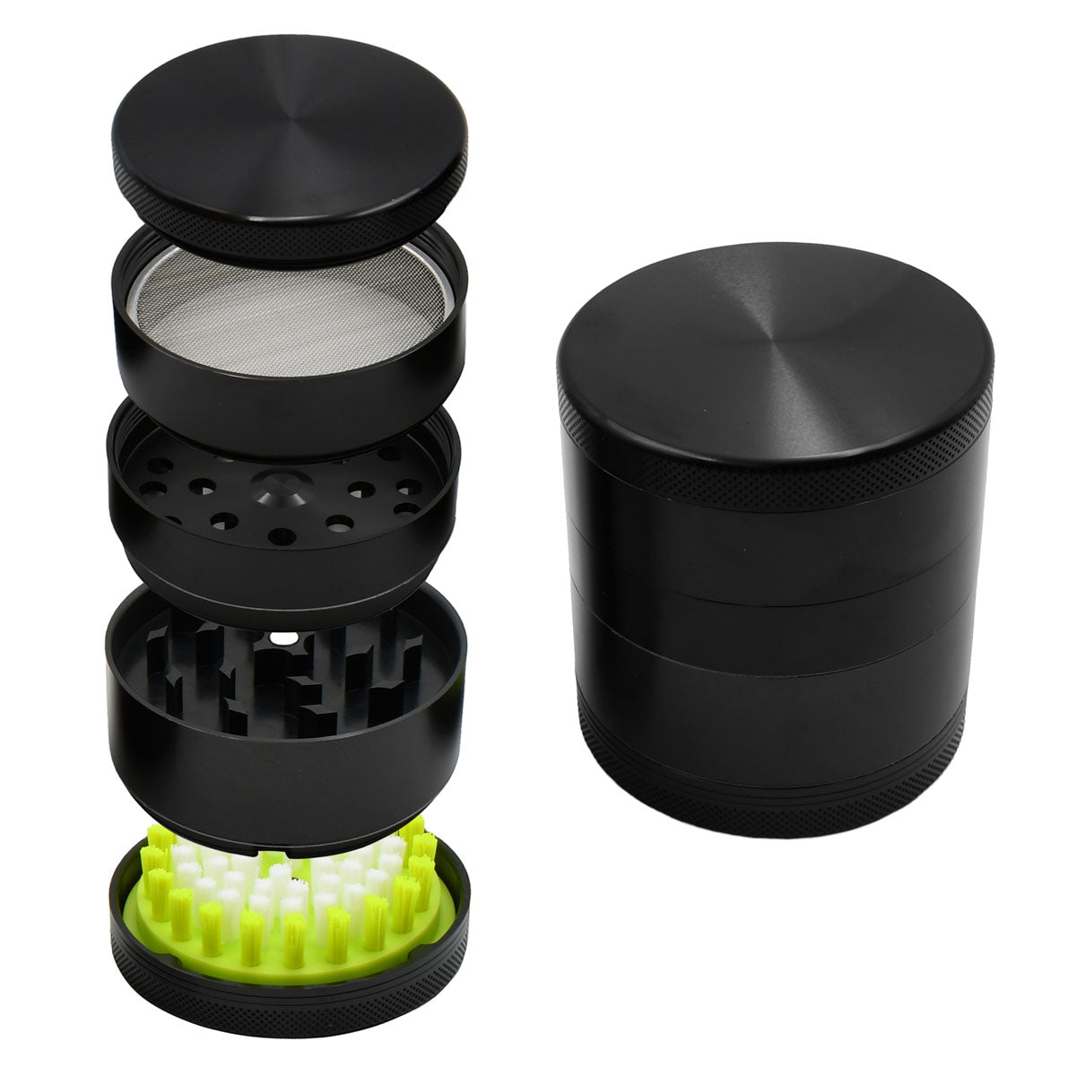 5PCS Herb Grinder - Kief Sweeper (POP 6 units)