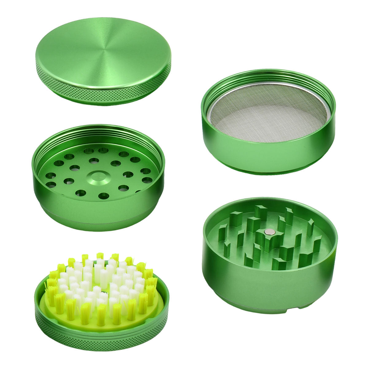 5PCS Herb Grinder - Kief Sweeper (POP 6 units)