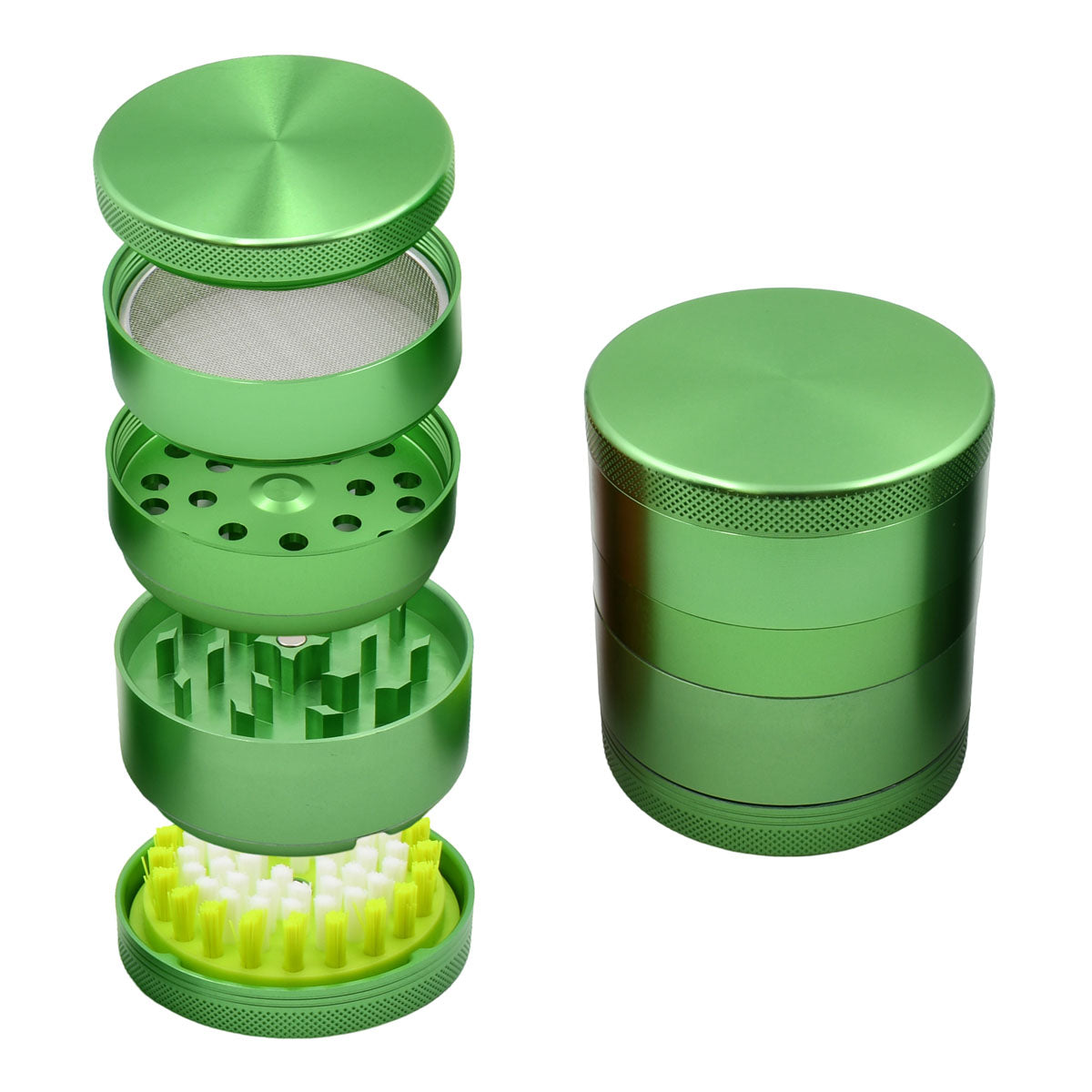 5PCS Herb Grinder - Kief Sweeper (POP 6 units)