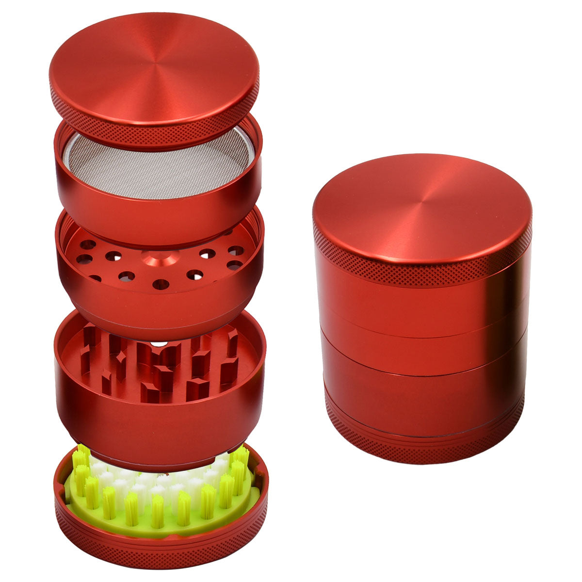 5PCS Herb Grinder - Kief Sweeper (POP 6 units)