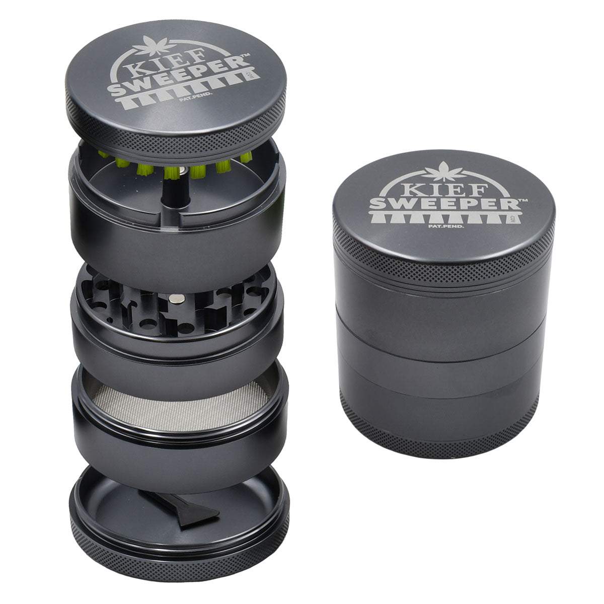 5PCS Herb Grinder - Kief Sweeper (POP 6 units)