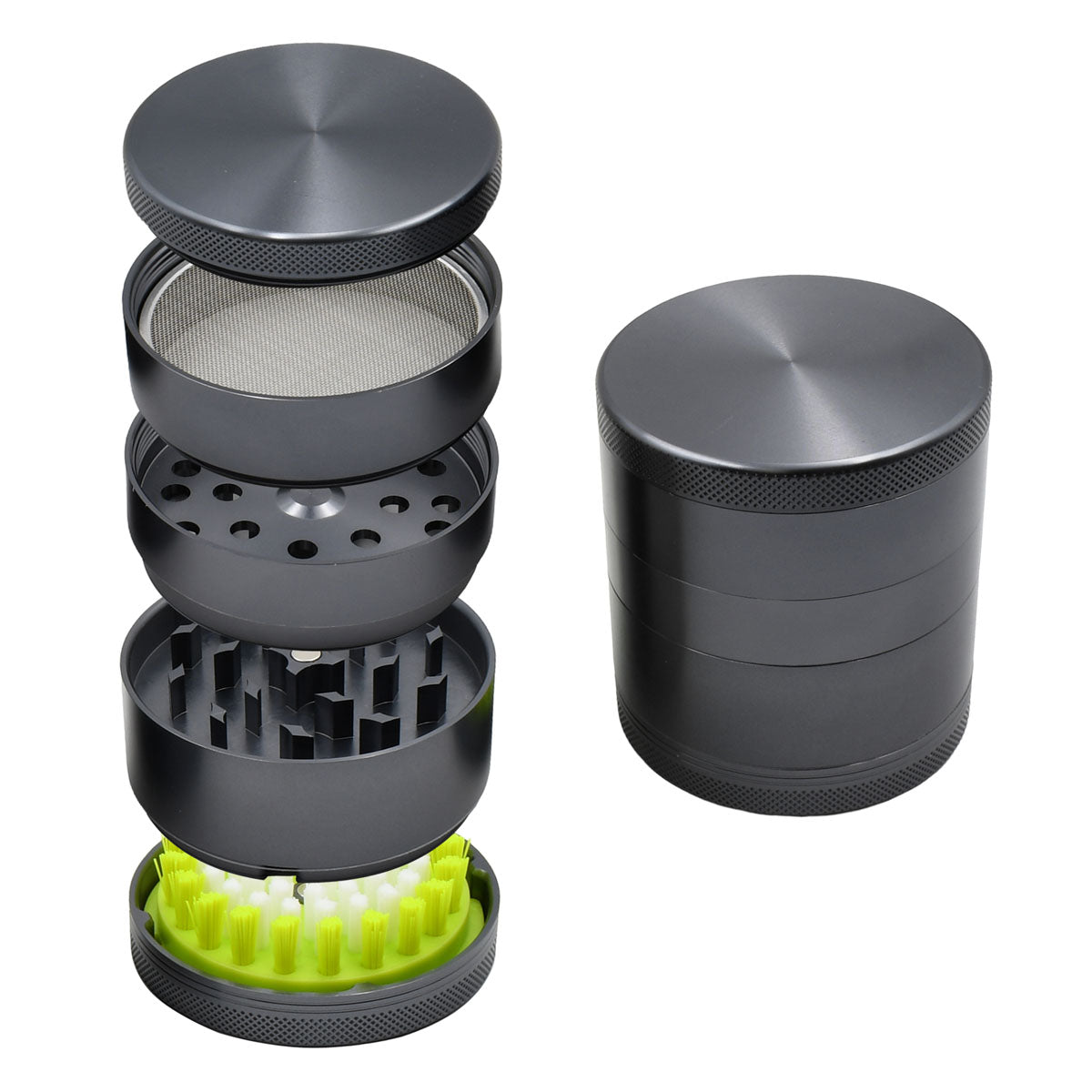 5PCS Herb Grinder - Kief Sweeper (POP 6 units)