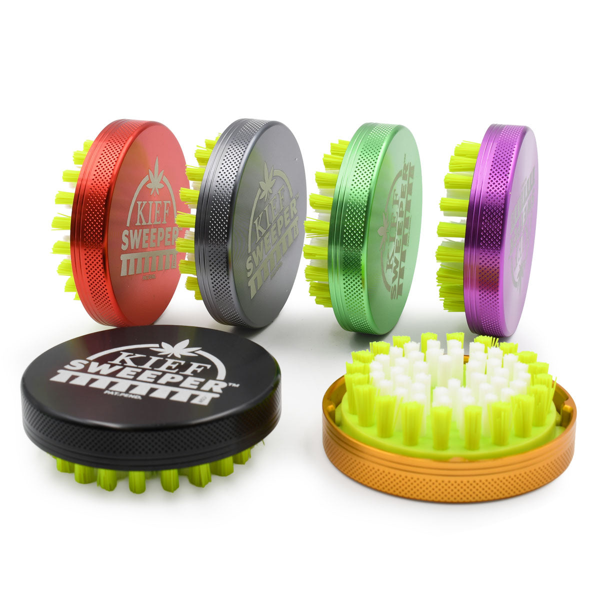 Compact Grinder Cleaning Brush by Kief Sweeper POP (12pcs)