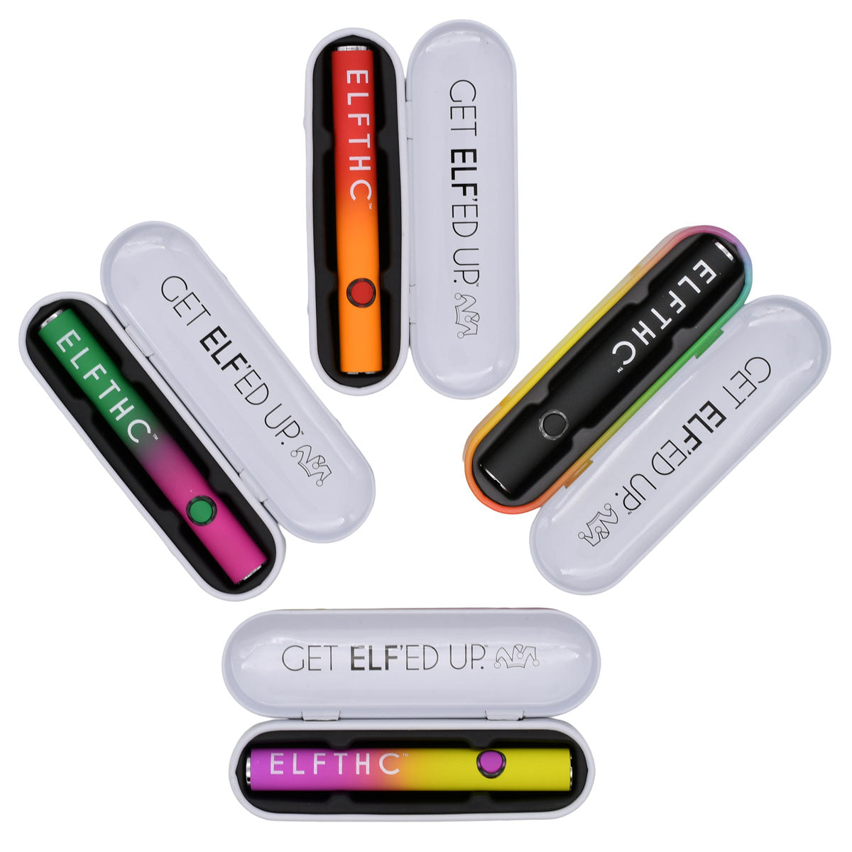Elf THC Compact Stick Battery w/ Hard Metal Carrying Case