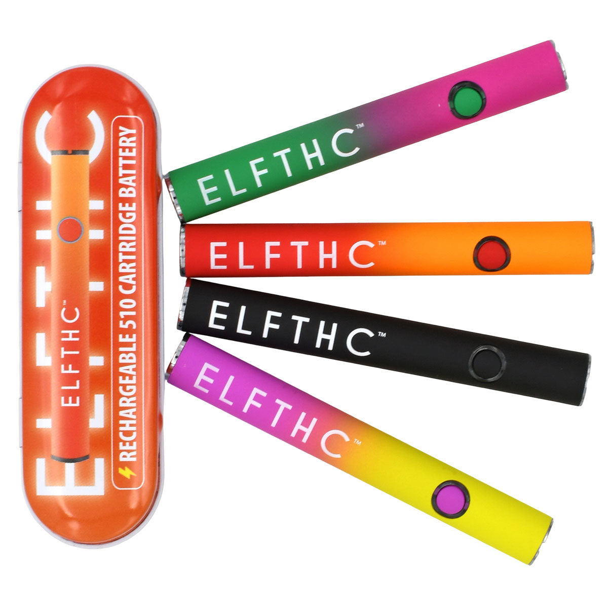 Four Color Option of Elf THC 510 Battery