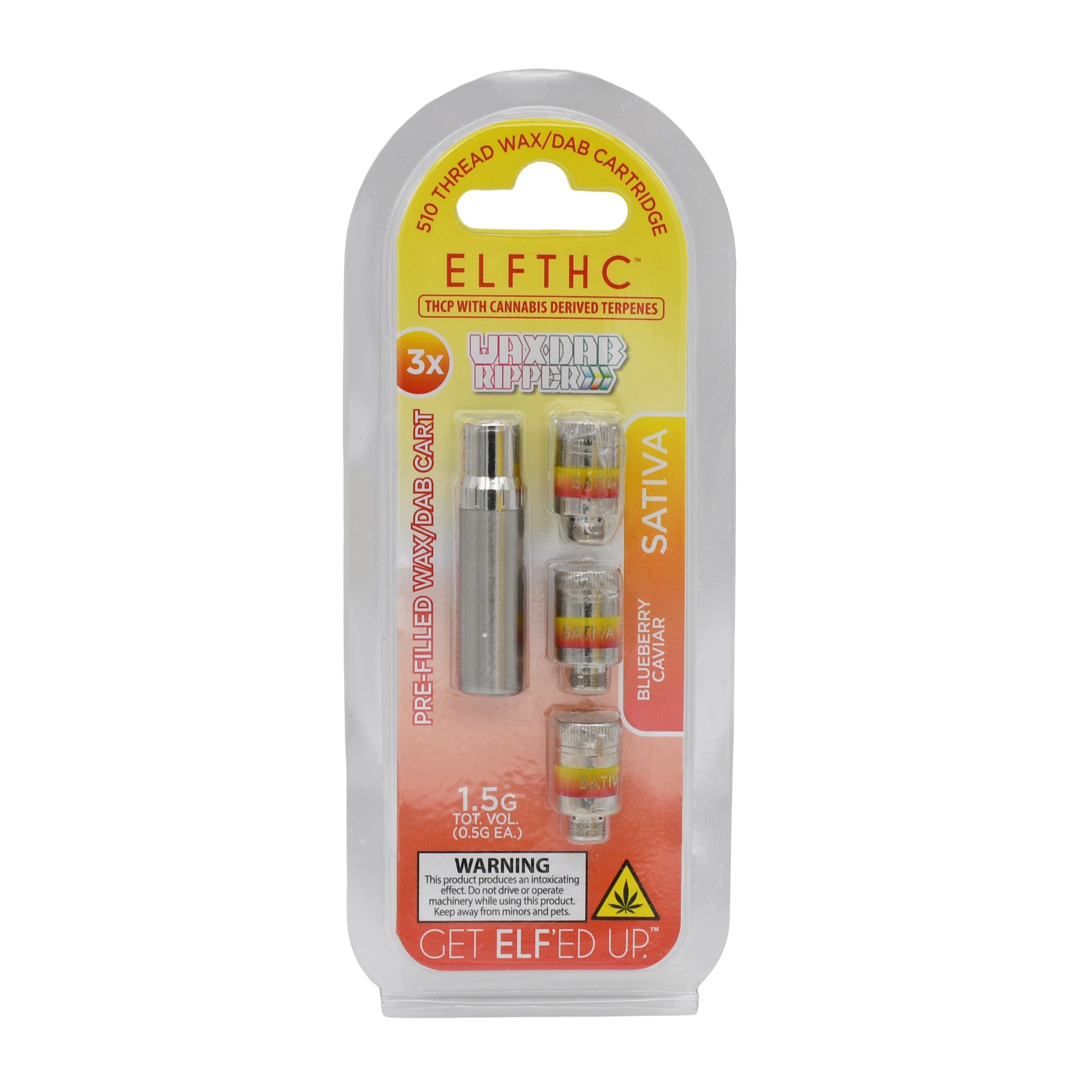Elf THC Ripper Prefilled Dab Cartridge - 5 PACK