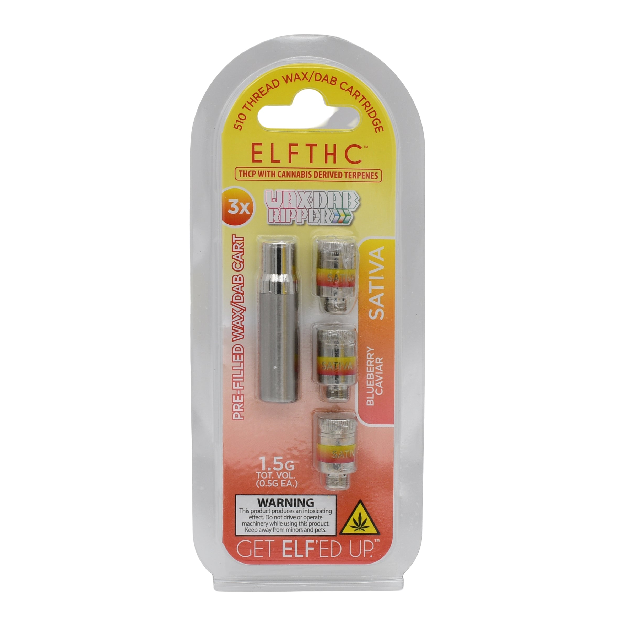 Elf THC Ripper Prefilled Dab Cartridge - 5 PACK