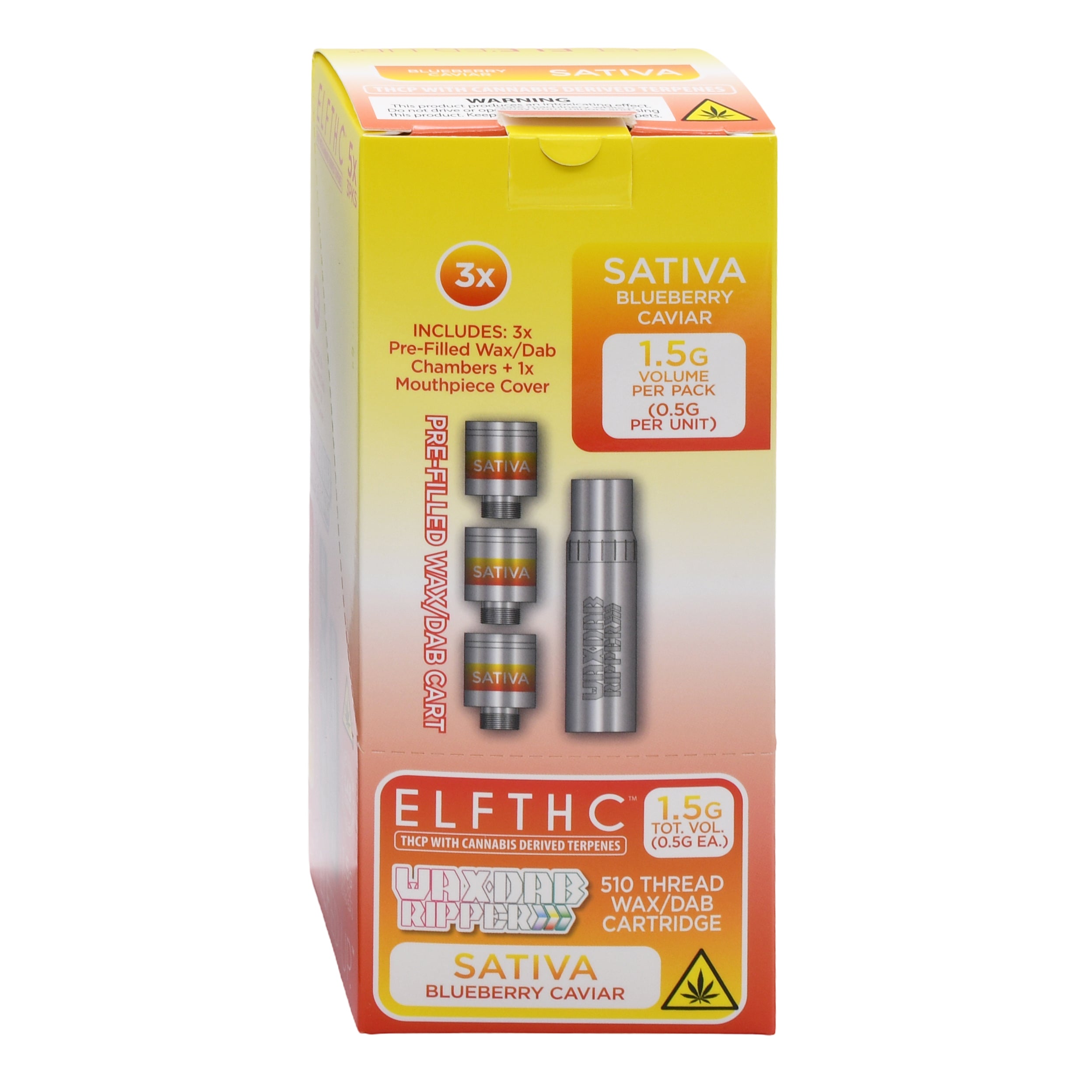 Elf THC Ripper Prefilled Dab Cartridge - 5 PACK