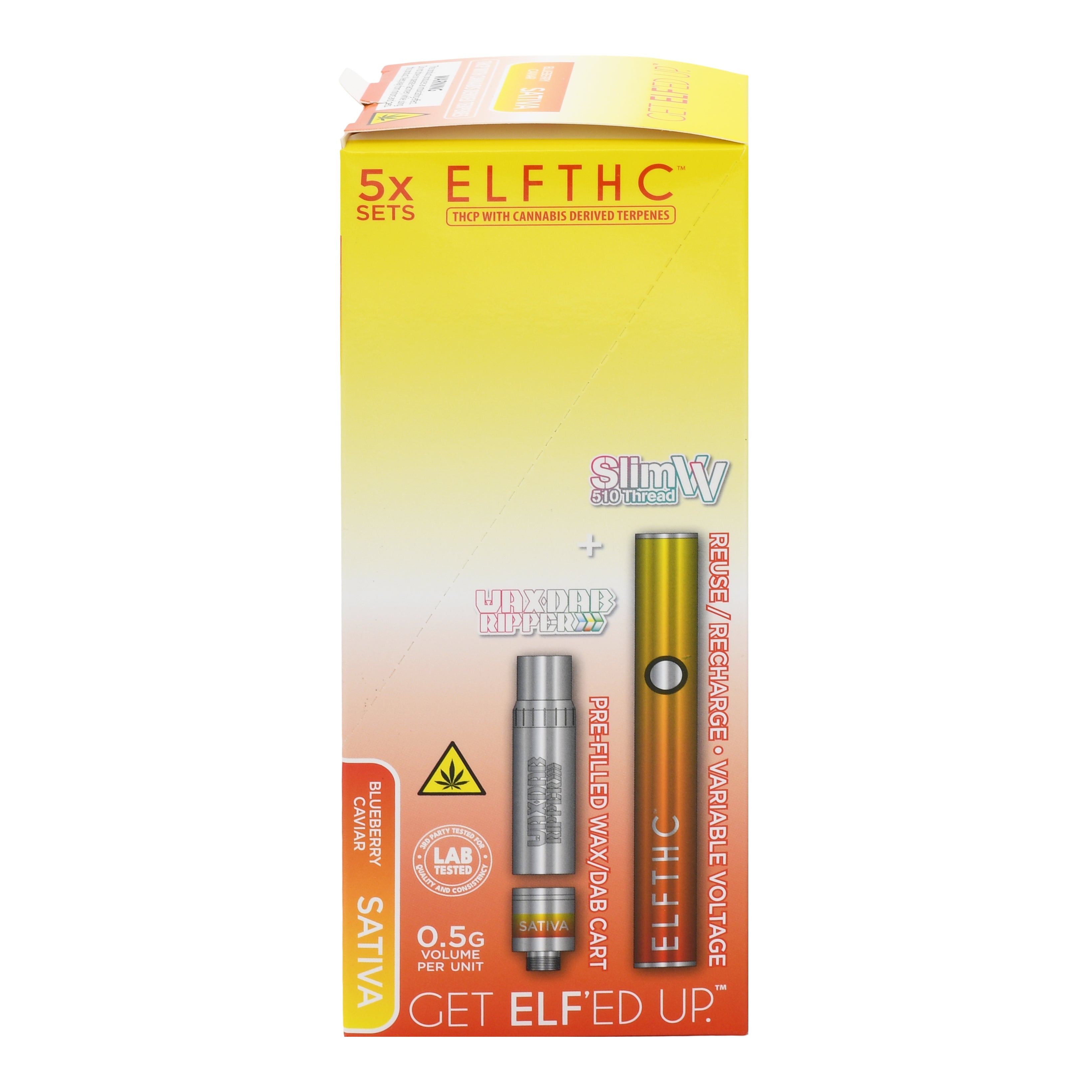 Elf THC Slim VV Dab Pen - 5 PACK