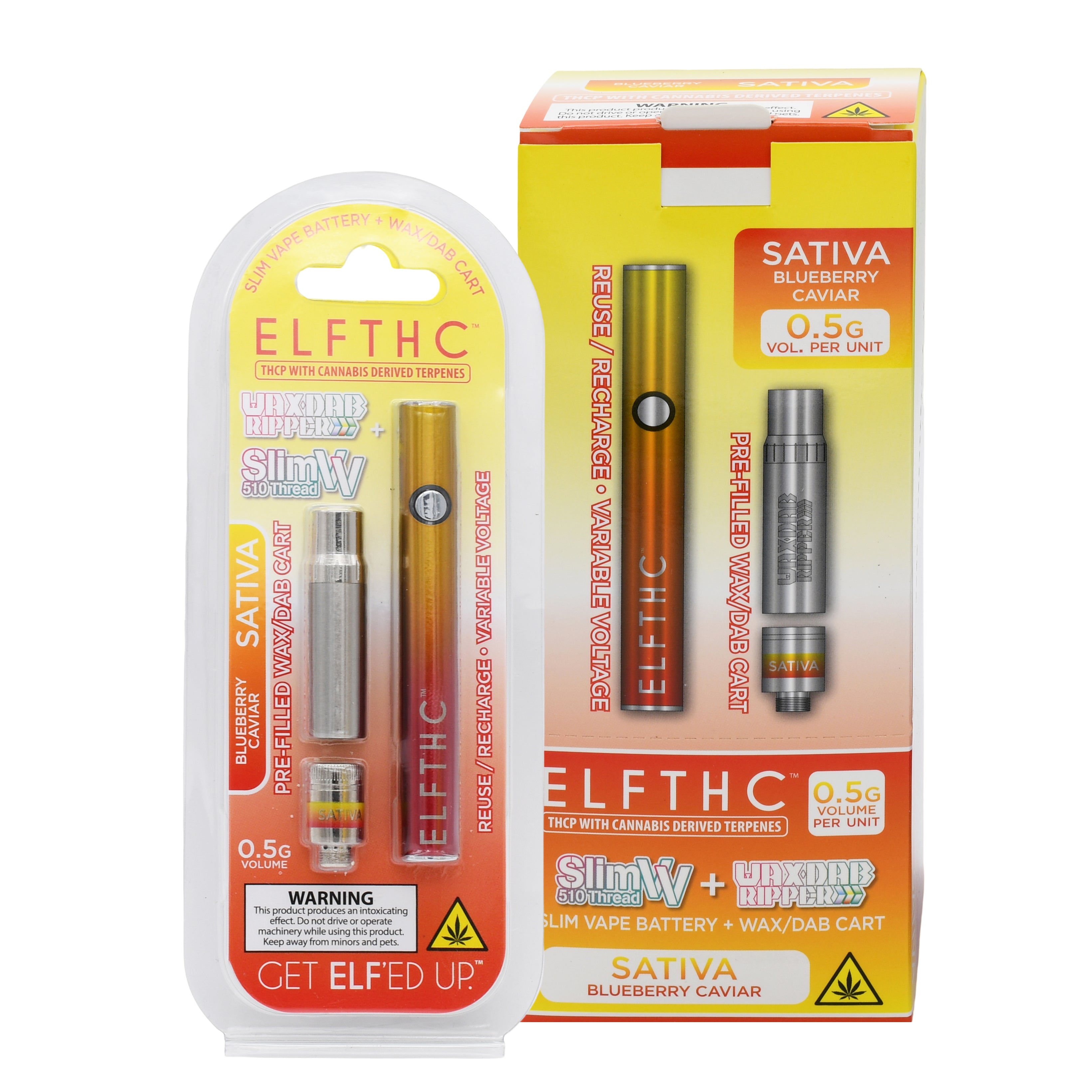 Elf THC Slim VV Dab Pen - 5 PACK