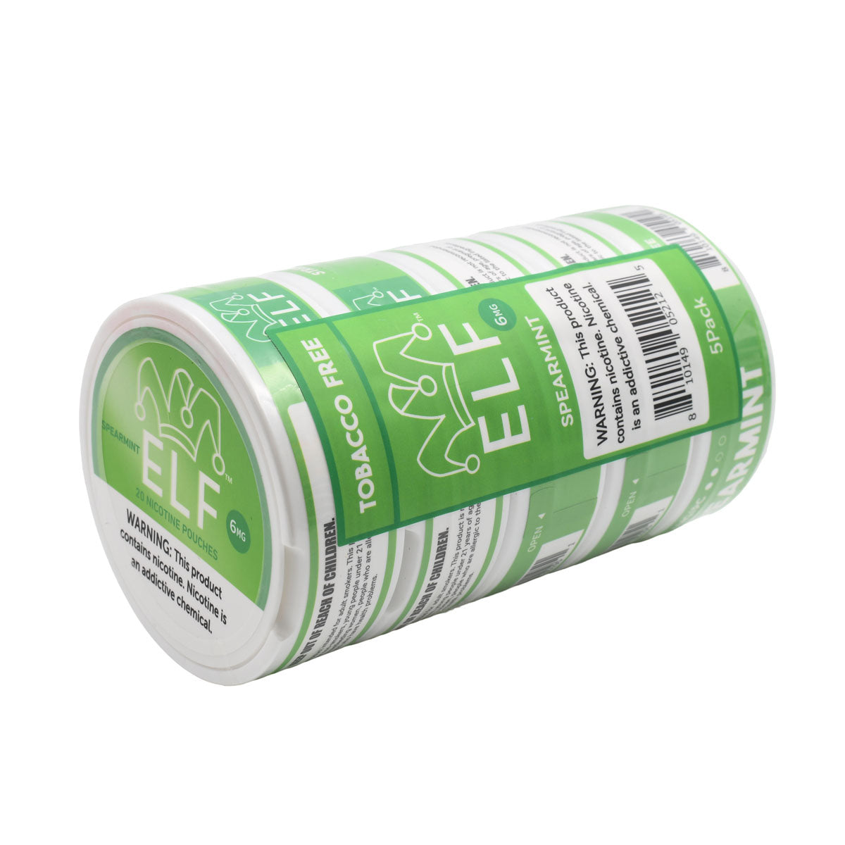 Spearmint Nic Pouches 5 Pack