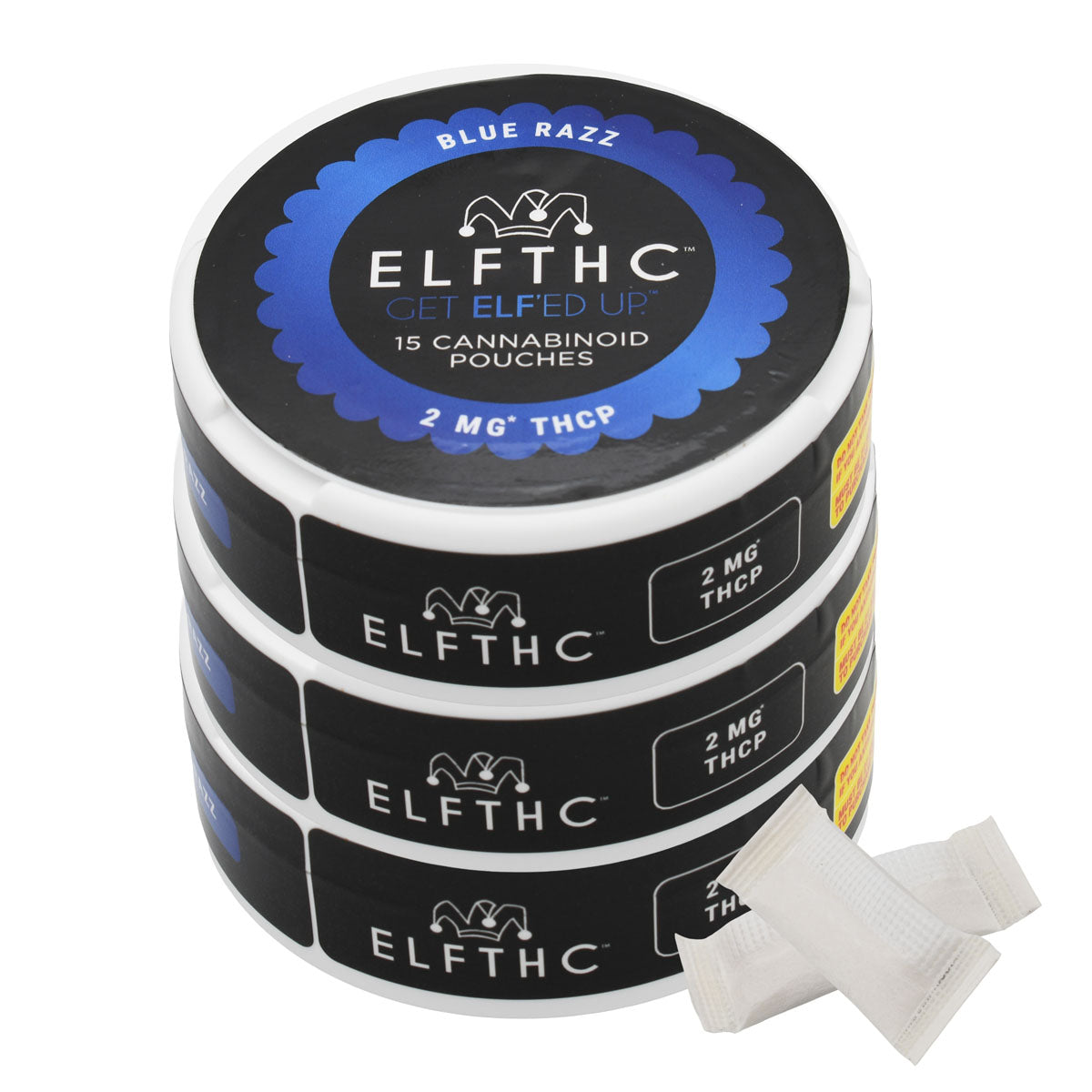 Blue-Razz Elf THC Pouches - 3 Pack