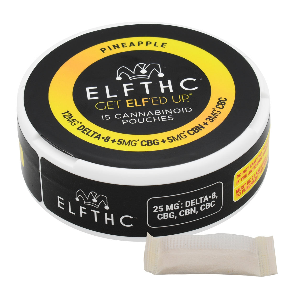 Pineapple Elf THC Pouches - 3 Pack