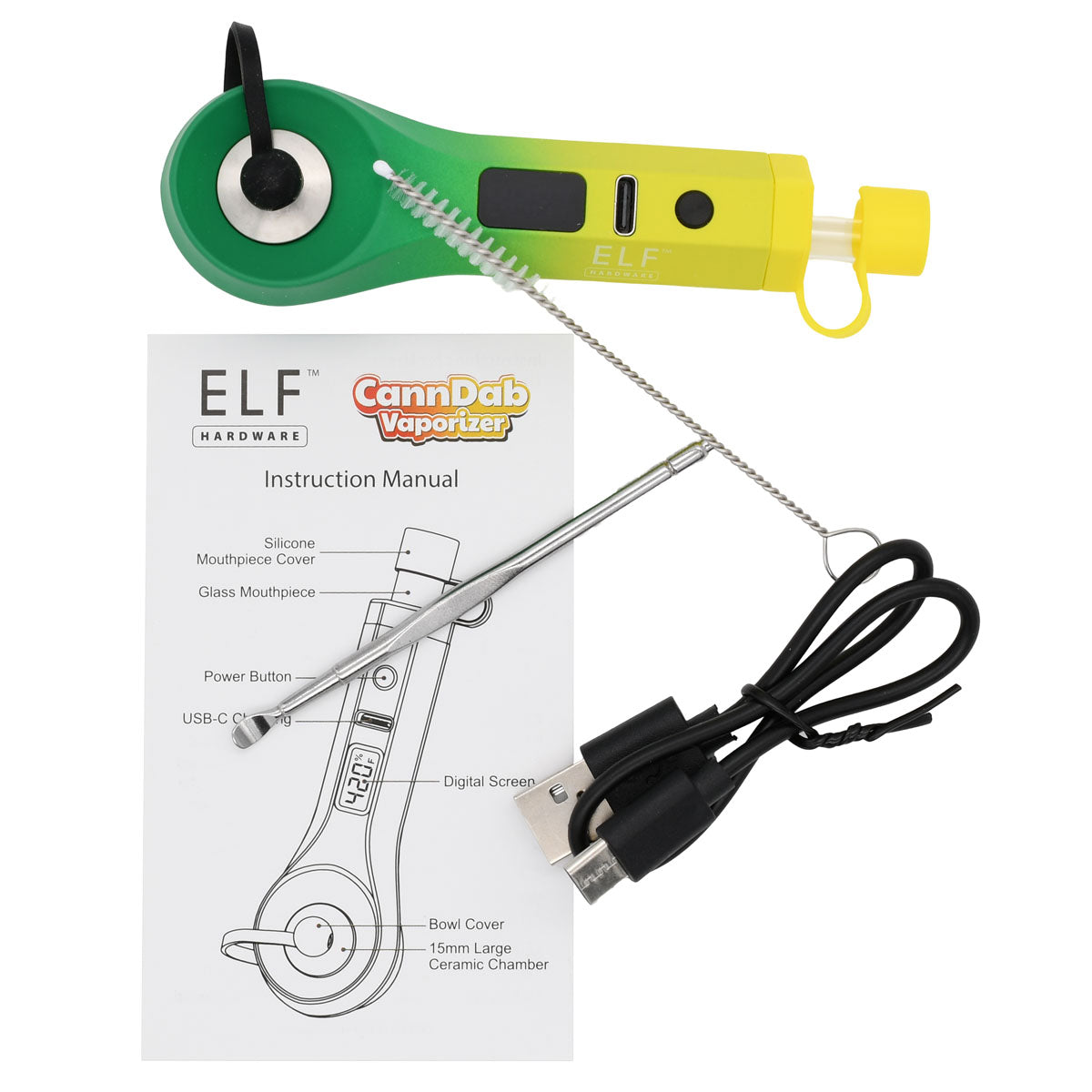 Elf CannDab Vape Pipe for Concentrates